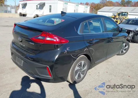 2018 Hyundai Ioniq Hybrid Sel из США, поврежденный, VIN KMHC75LC6JU090501